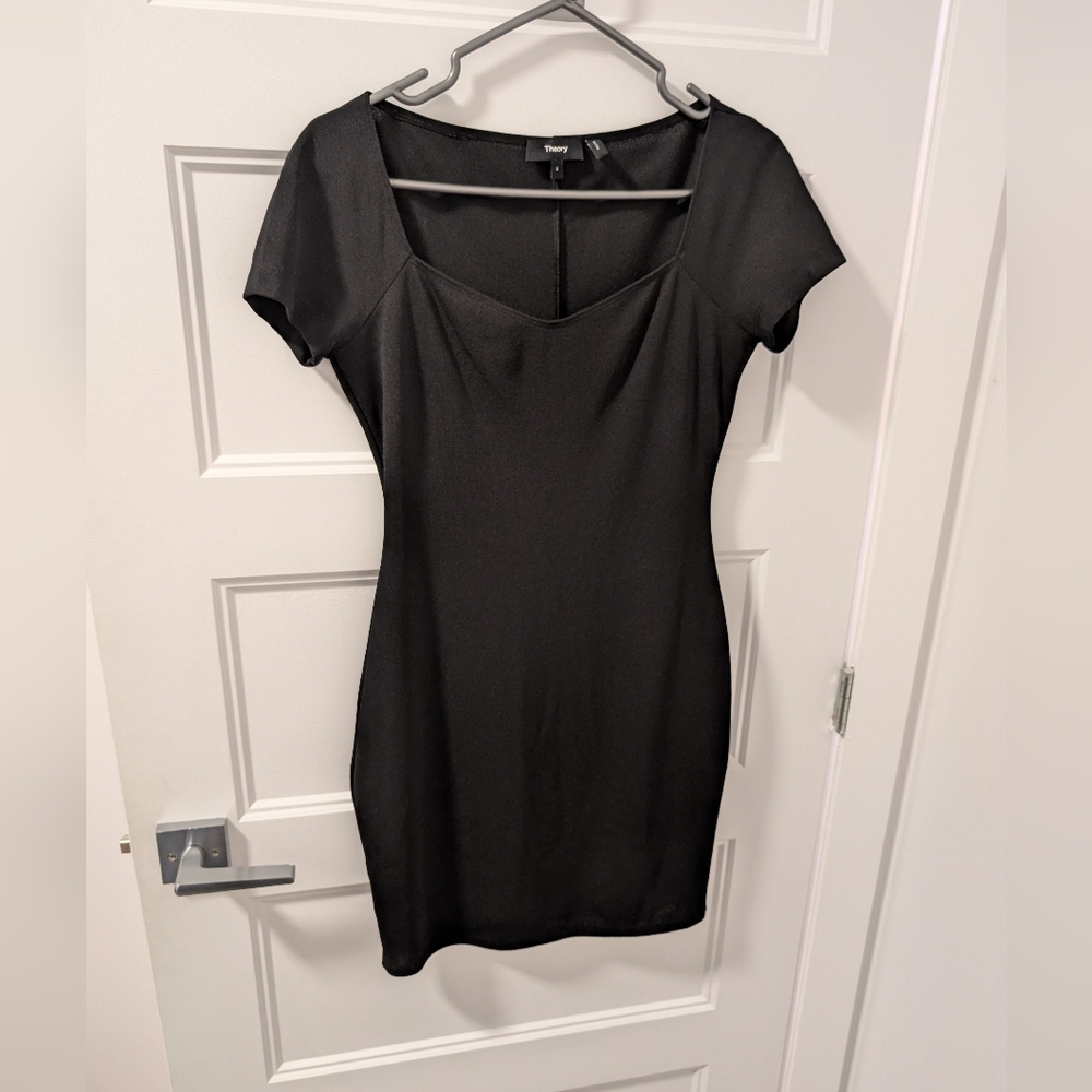 Theory/Black Mini Dress Sz 2